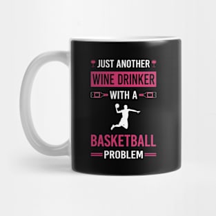 Wine Drinker Basketball Mug